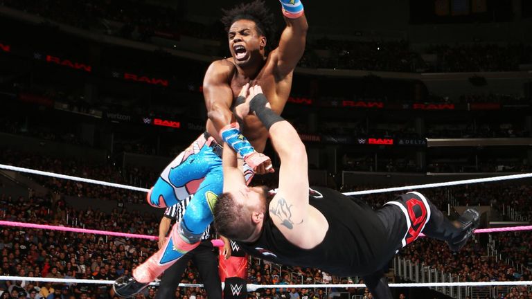 Xavier Woods floors Universal Champion Kevin Owens