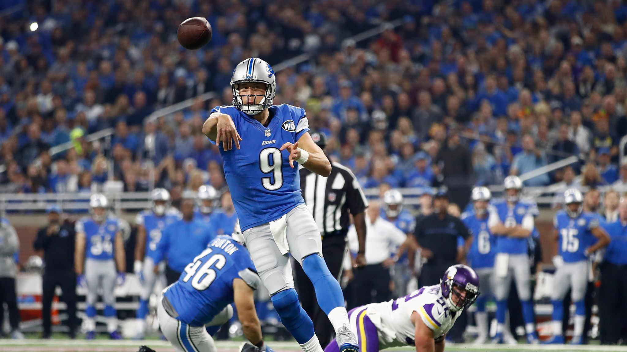 Darius Slay Picks Off Bradford to Set Up Game Winning FG!, Vikings vs.  Lions