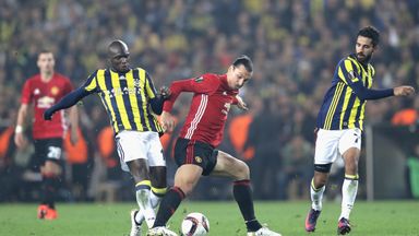 Zlatan Ibrahimovic endured another frustrating evening for Manchester United