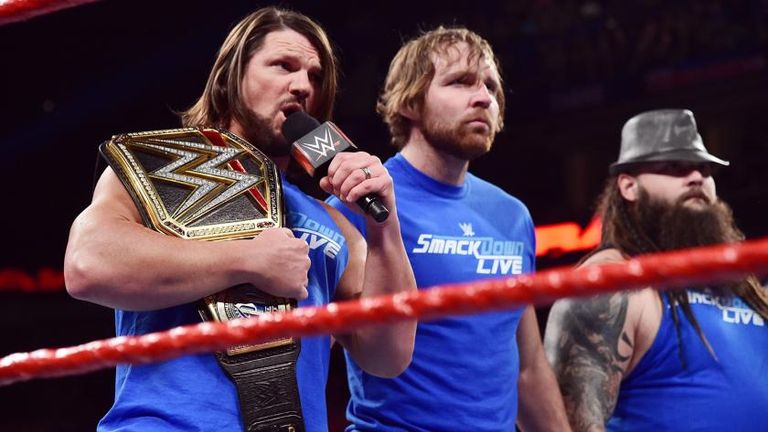 AJ Styles, Dean Ambrose and Bray Wyatt invaded Raw