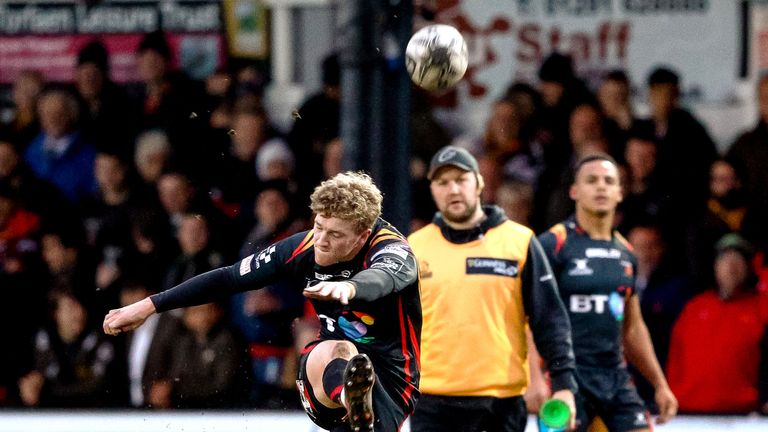 Angus O'Brien kicked three penalties for the Dragons