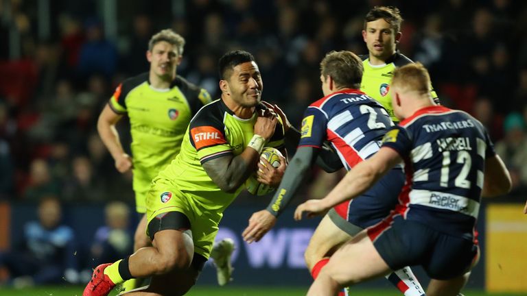 Leicester Tigers edged out Bristol in a close match at Ashton Gate on Friday