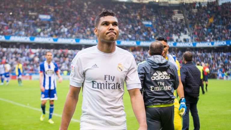 Casemiro has not played for Real Madrid since September 18