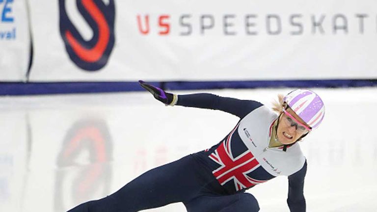 The Livingston speed skater suffered a concussion last week