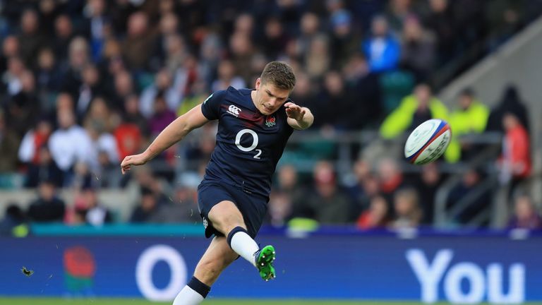 Owen Farrell provided 17 points with the boot