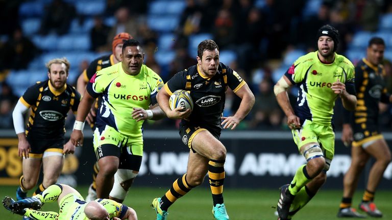 Rob Miller scored two tries for Wasps