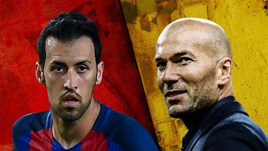 Sergio Busquets and Zinedine Zidane reflect wider stories at Barcelona and Real Madrid