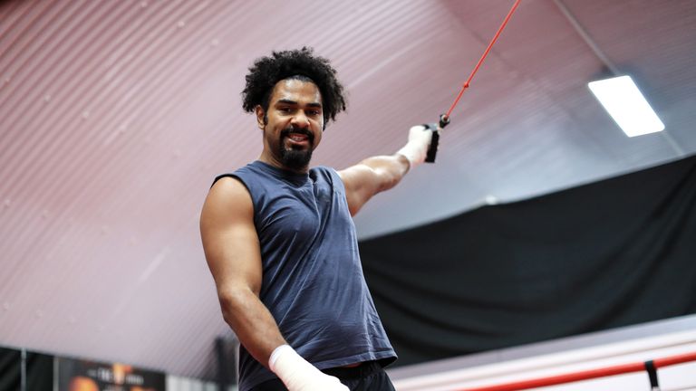 Haye has been sharpening his ring skills in Miami during the festive season