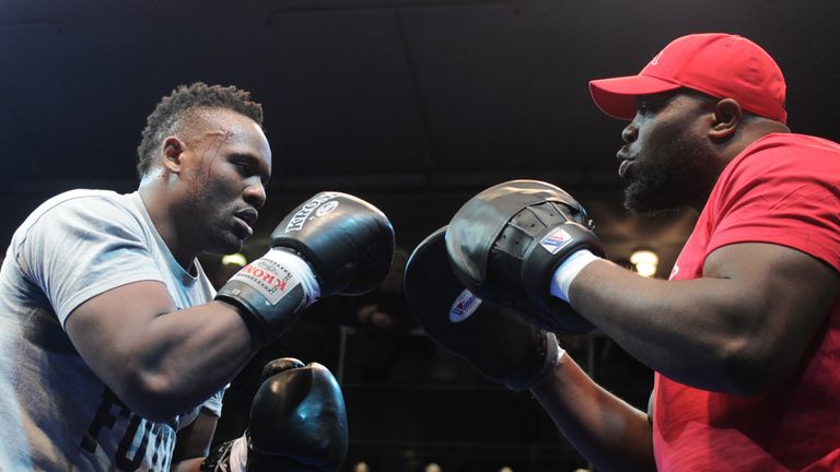 Trainer Don Charles has guided Chisora for much of his career