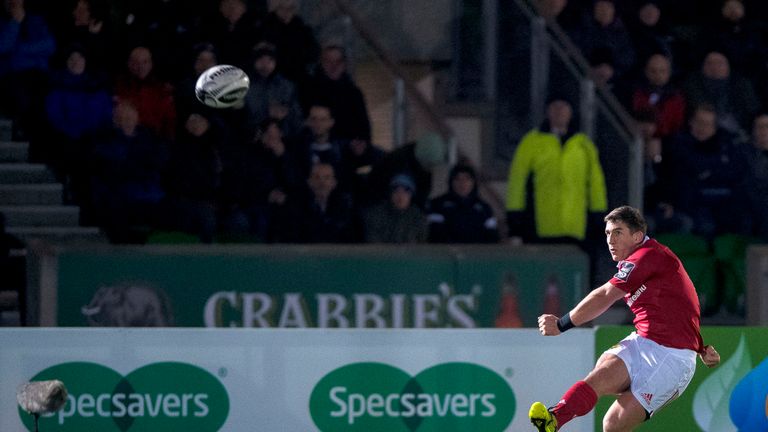 Ian Keatley's dramatic drop-goal earned the victory for Munster