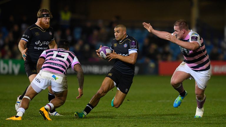 England's Jonathan Joseph was back in action for Bath