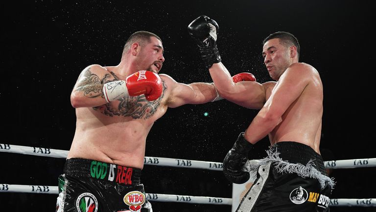 Parker inflicted the sole defeat on Ruiz Jr's record