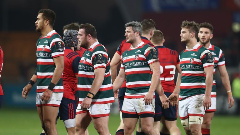 Leicester suffered their heaviest ever Champions Cup defeat in Limerick