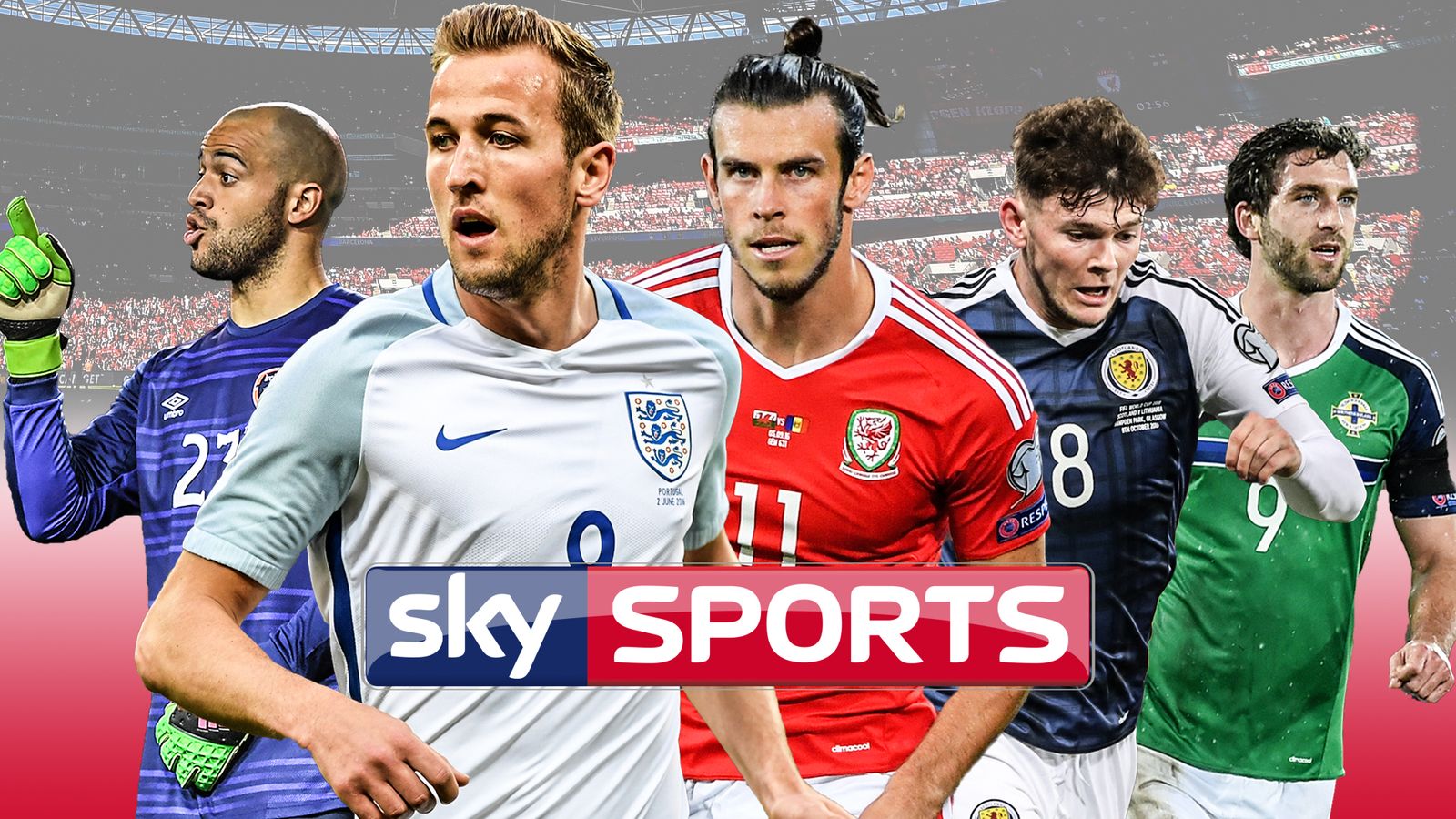 Competitive England games live on Sky Sports  for UEFA 