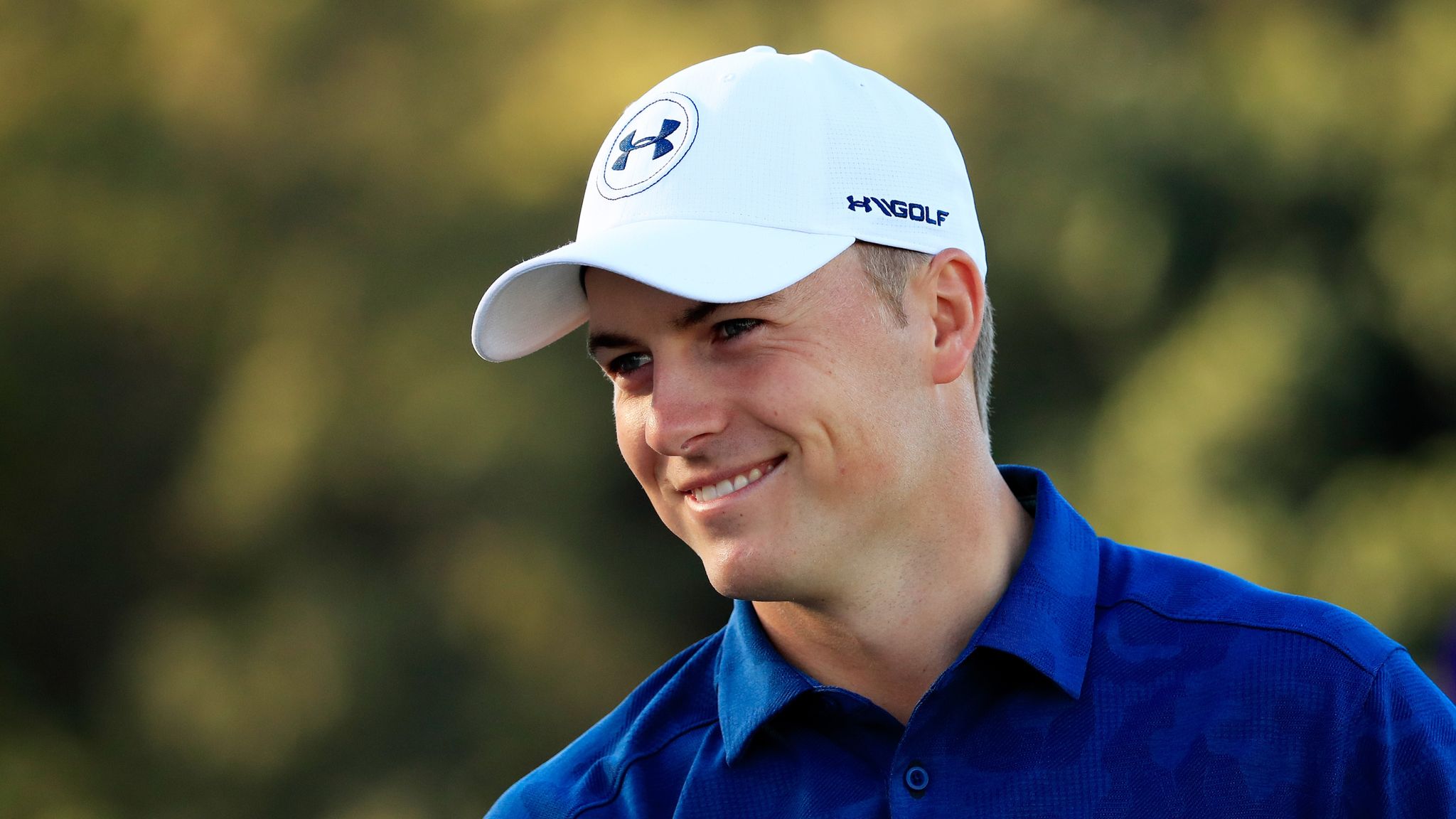 jordan spieth hat off