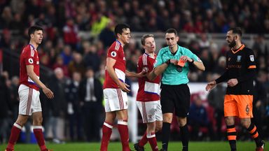 Image of Middlesbrough's Daniel Ayala will serve a three-match ban 