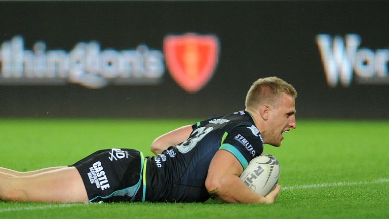 Dafydd Howells opened the scoring for Ospreys in the first minute