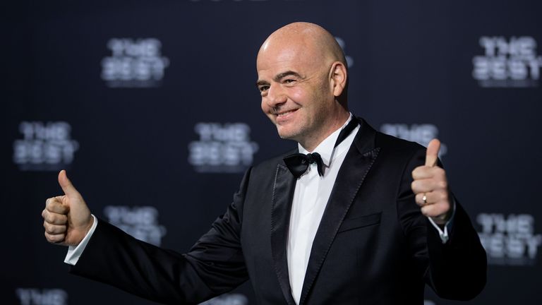 Gianni Infantino's progress as FIFA leader has come under scrutiny in the survey