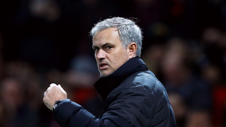 Jose Mourinho's side are five points off rivals Liverpool