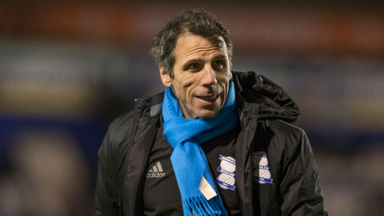Gianfranco Zola finally got his first Birmingham win