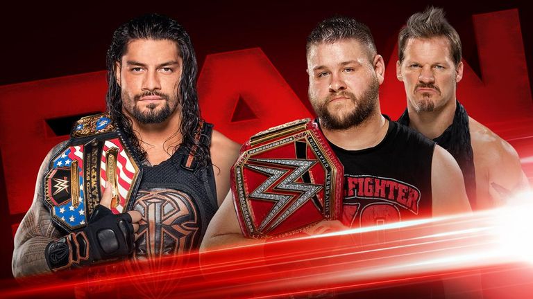 Roman Reigns will defend the US Title on Monday night