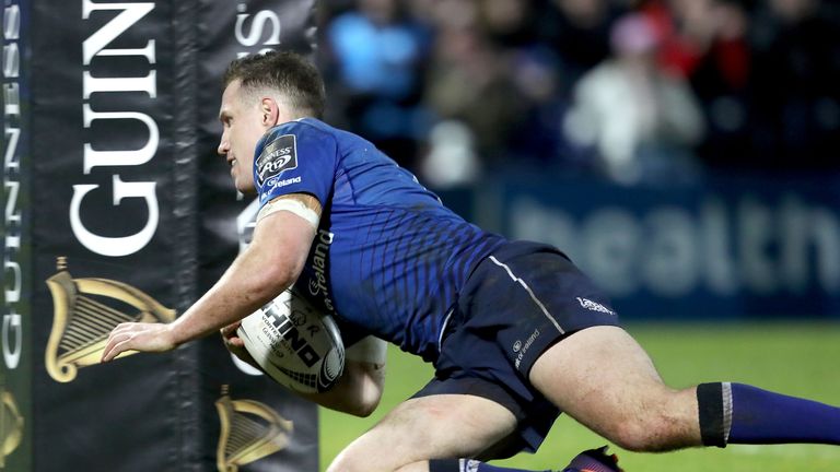 Rory O'Loughlin scored a hat-trick at the RDS Arena