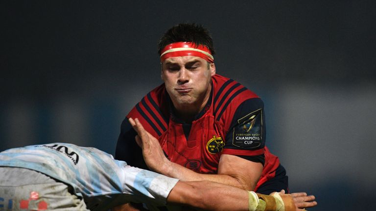 CJ Stander scored late in the first half as Munster took control of the game