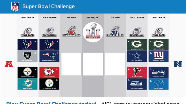 nfl superbowl challenge