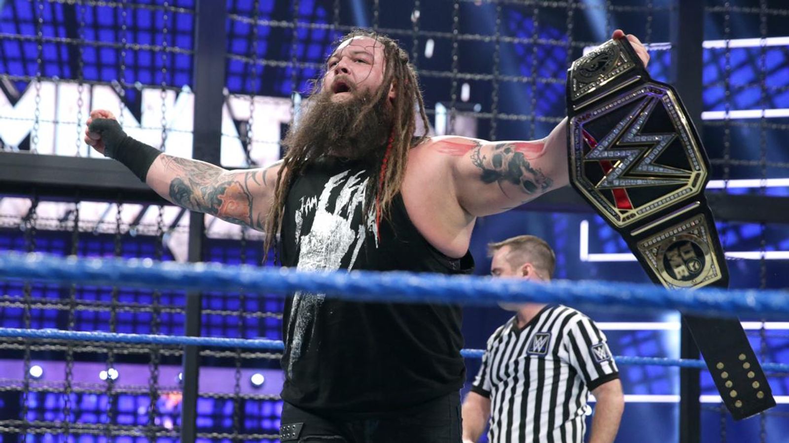 Bray Wyatt wins first WWE Title inside the Elimination Chamber WWE