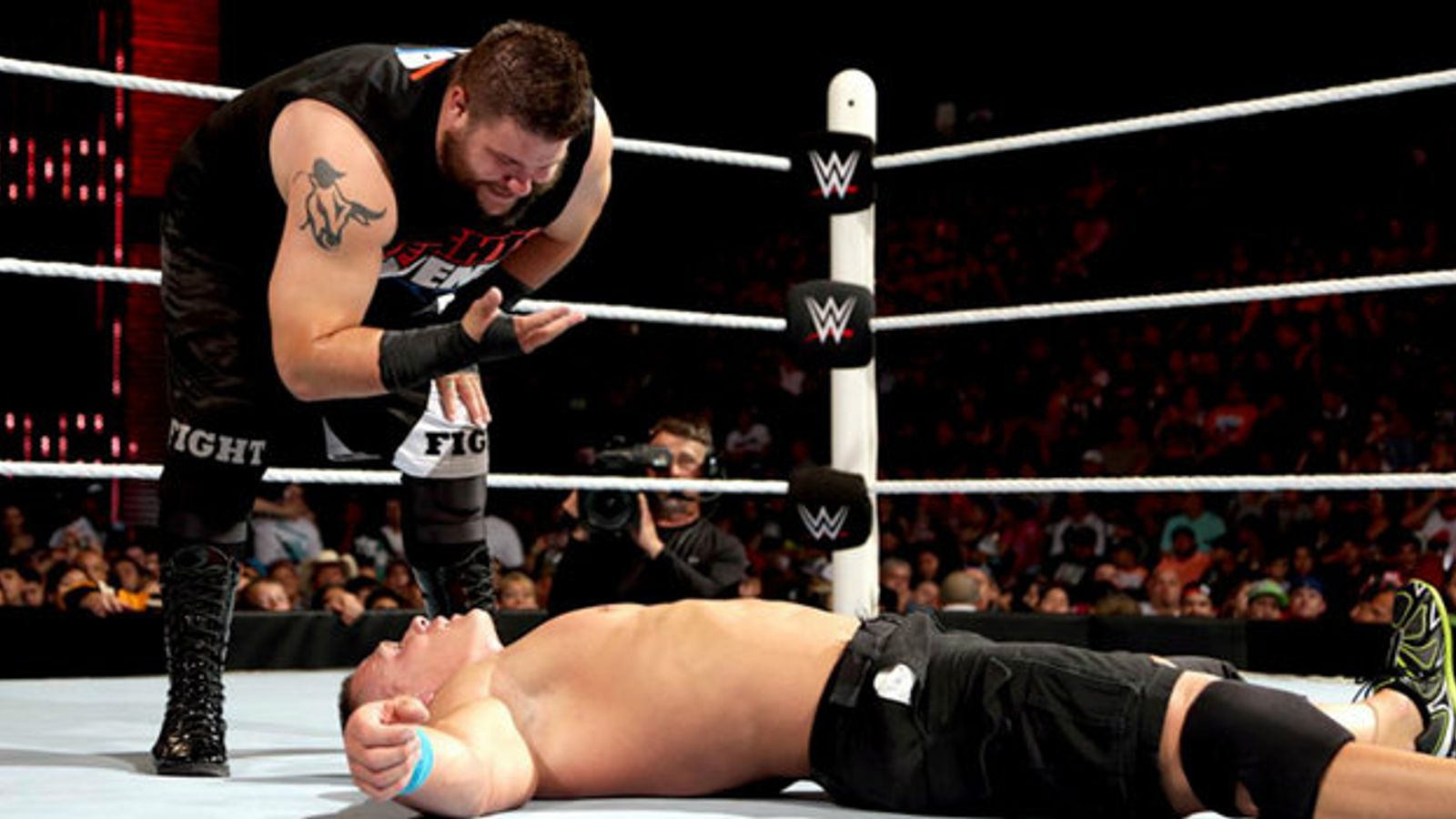WWE Elimination Chamber Kevin Owens beat John Cena in 2015 WWE News Sky Sports WWE Elimination Chamber Kevin Owens beat John Cena in 2015 WWE News Sky Sports