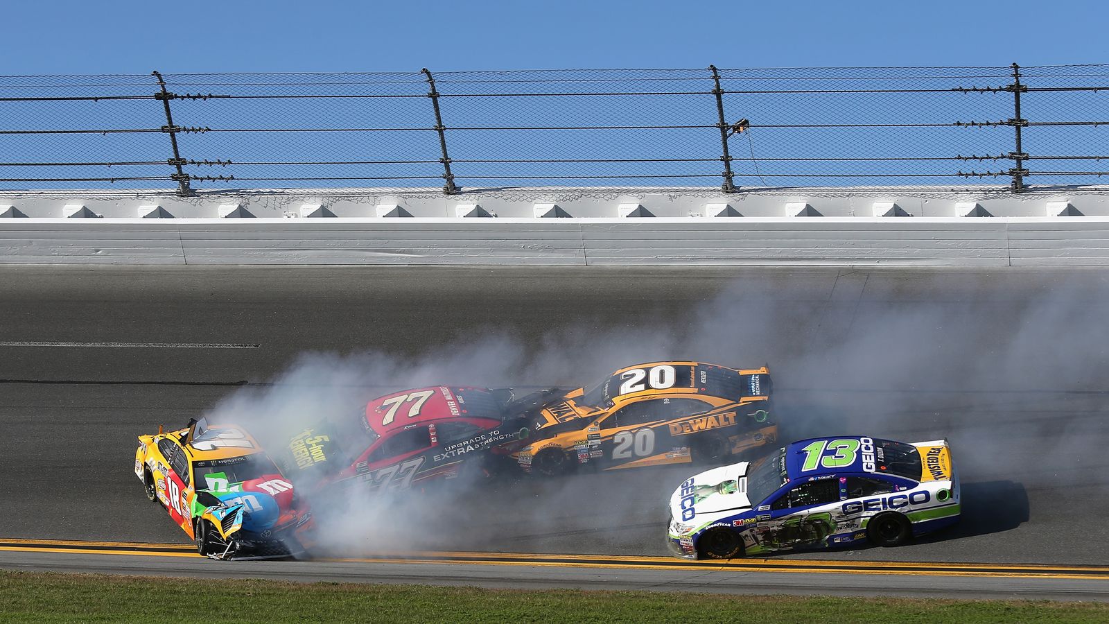 Kurt Busch wins Daytona 500 as crashes affect NASCAR's season-opening ...