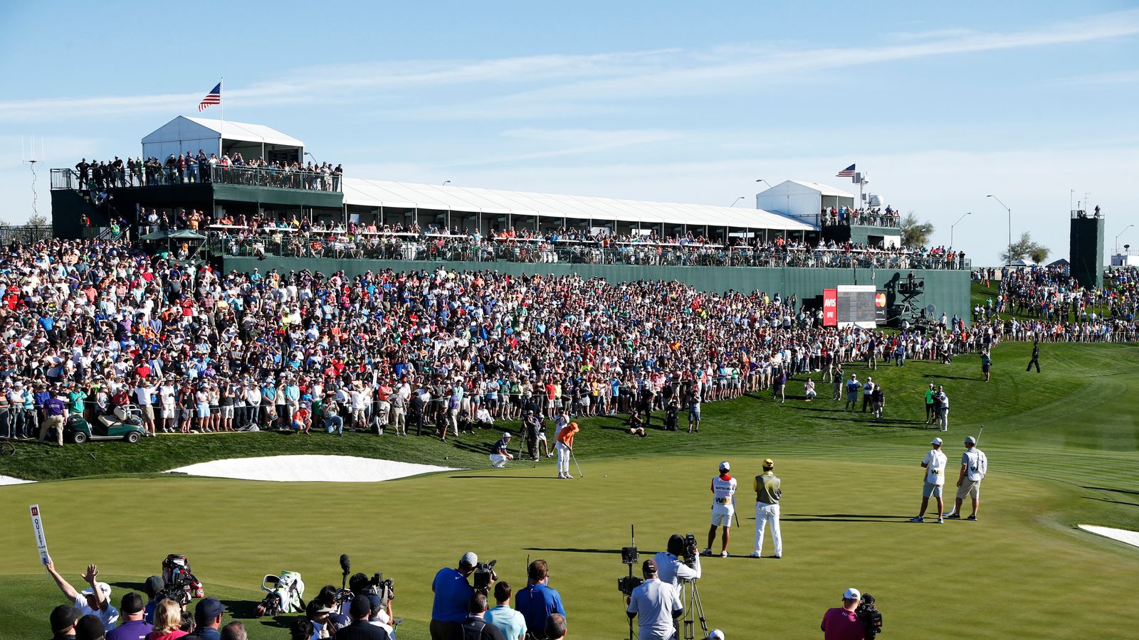 Watch our top five moments on the 16th hole at TPC Scottsdale | Golf ...