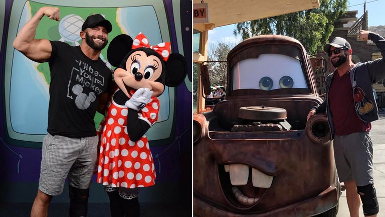 Zack Ryder visited six American Disney Parks in two days