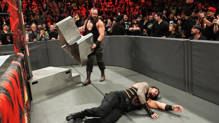 Braun Strowman demolished Roman Reigns on Raw