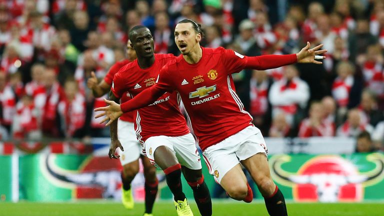 Zlatan Ibrahimovic scored a late winner to seal the cup for Man Utd last season
