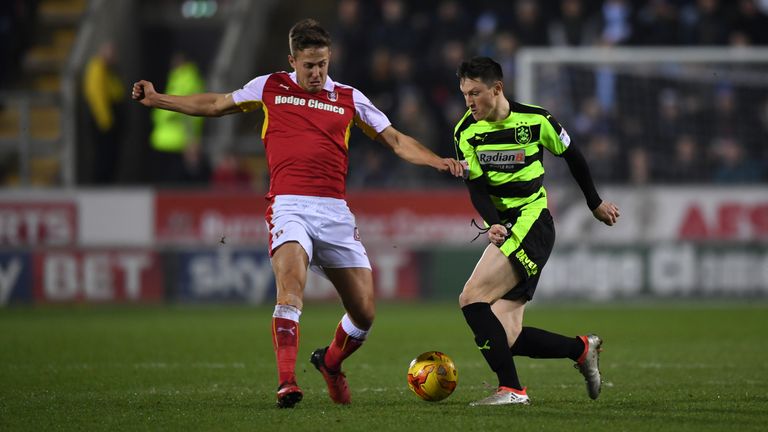 Joe Lolley tries to move away from Will Vaulks