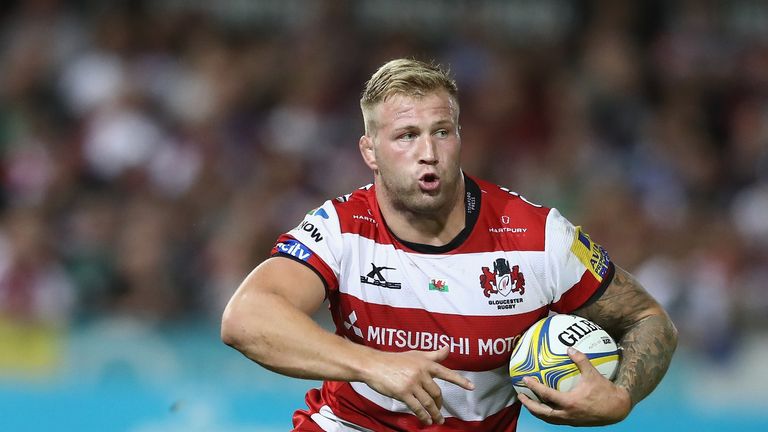 Ross Moriarty was back for Gloucester following his brilliant Six Nations form