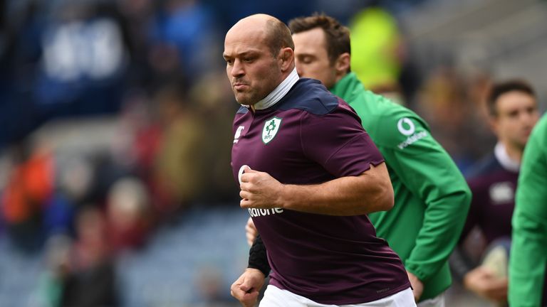 Ireland captain Rory Best is a late doubt