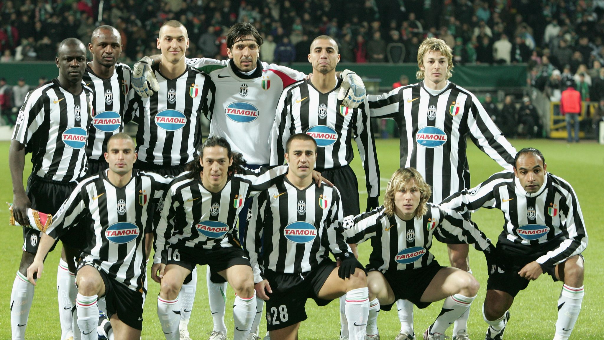 Juventus Line Up 2012