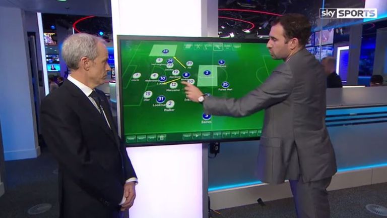Ross Barkley has been given more space by Tom Davies' introduction