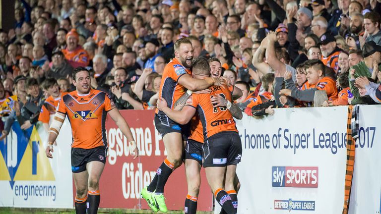 The Tigers scored ten tries against the Giants at the Mend-a-Hose Jungle