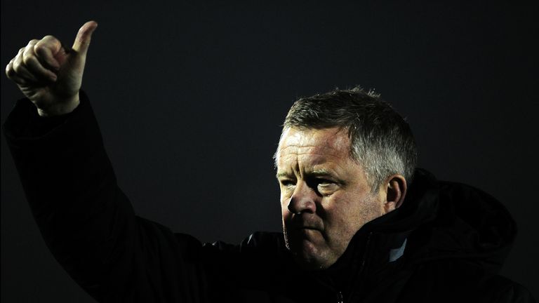 Sheffield United manager Chris Wilder won his second award in two years