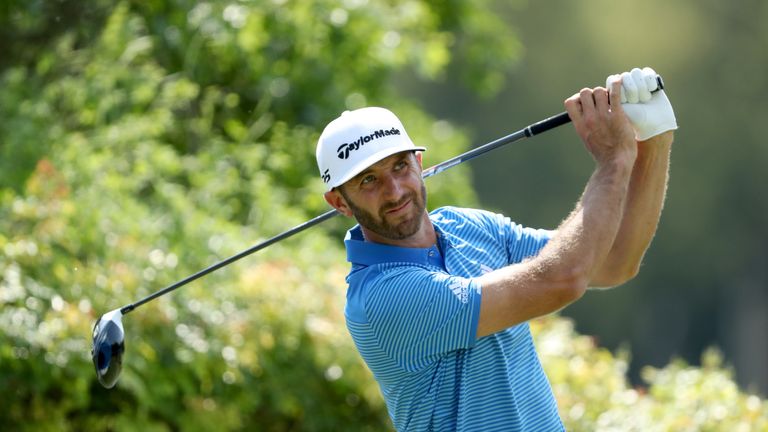 Dustin Johnson became the first player to win all four current WGC titles