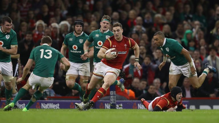 George North was a threat throughout the 80 minutes