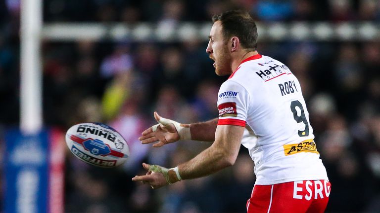 James Roby also notched a clever try for the Saints