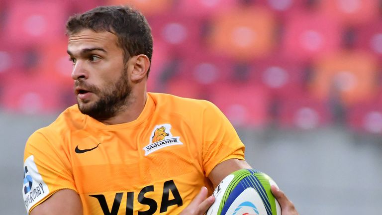 Ramiro Moyano in action for the Jaguares, 