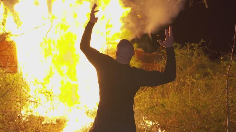 Randy Orton torched Bray Wyatt's Compound on Smackdown