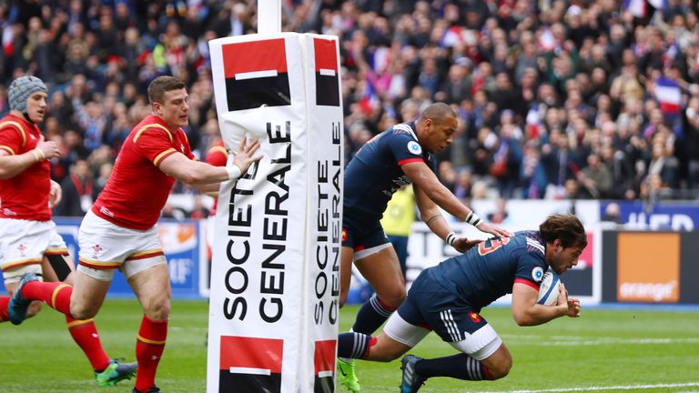 Remi Lamerat of France scores for France