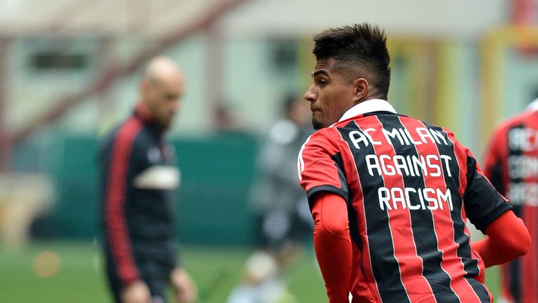 Former Ghana and Milan team-mate Kevin Prince Boateng also experienced racist abuse while playing in Italy