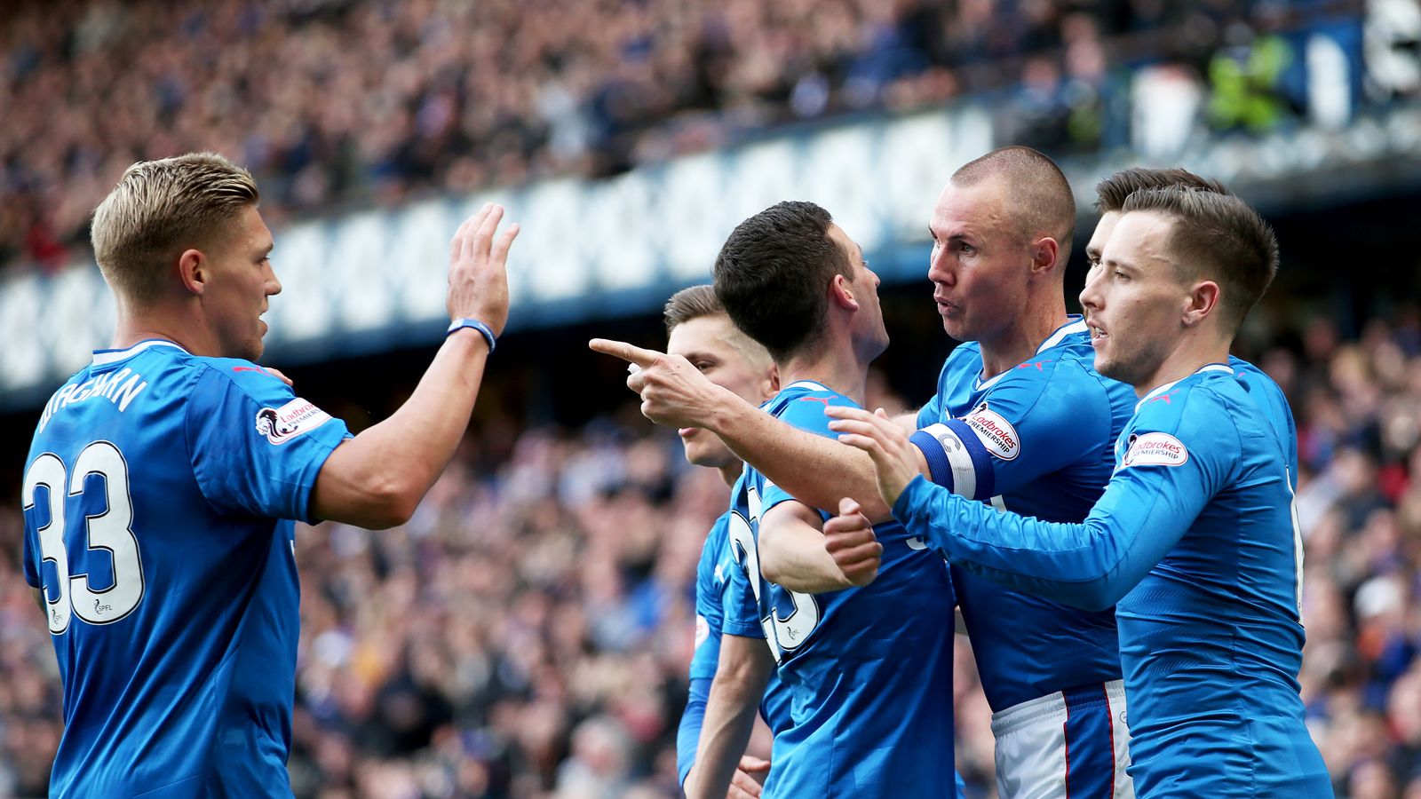 Rangers 2-0 Partick Thistle: Gers keep up pressure on ...